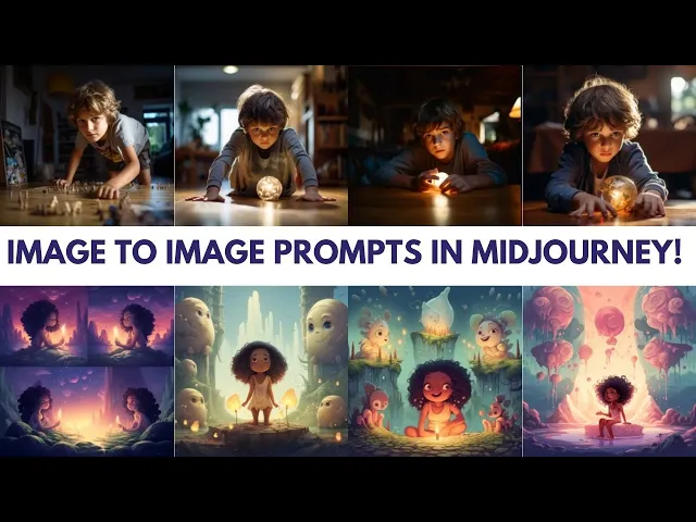 Video thumbnail for Image 2 image Prompts Tutorial - Midjourney V5