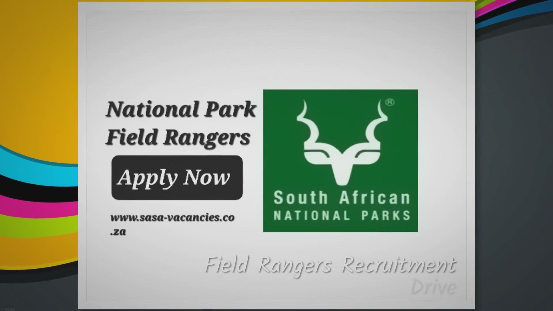 Video thumbnail for SANparks Field Rangers Recruitment