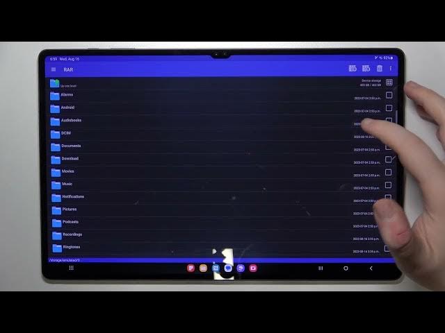 Video thumbnail for How to Create RAR Archive on Samsung Galaxy Tab S9 Ultra / How to Pack Files Into Archive