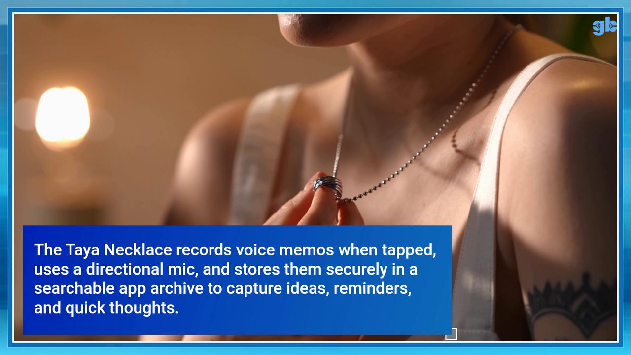 Video thumbnail for Taya Necklace: AI-Powered Smart Jewelry Designed for Privacy and Style