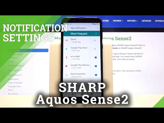 Video thumbnail for How to Customize Notifications in SHARP Aquos Sense2 – Mange Notifications