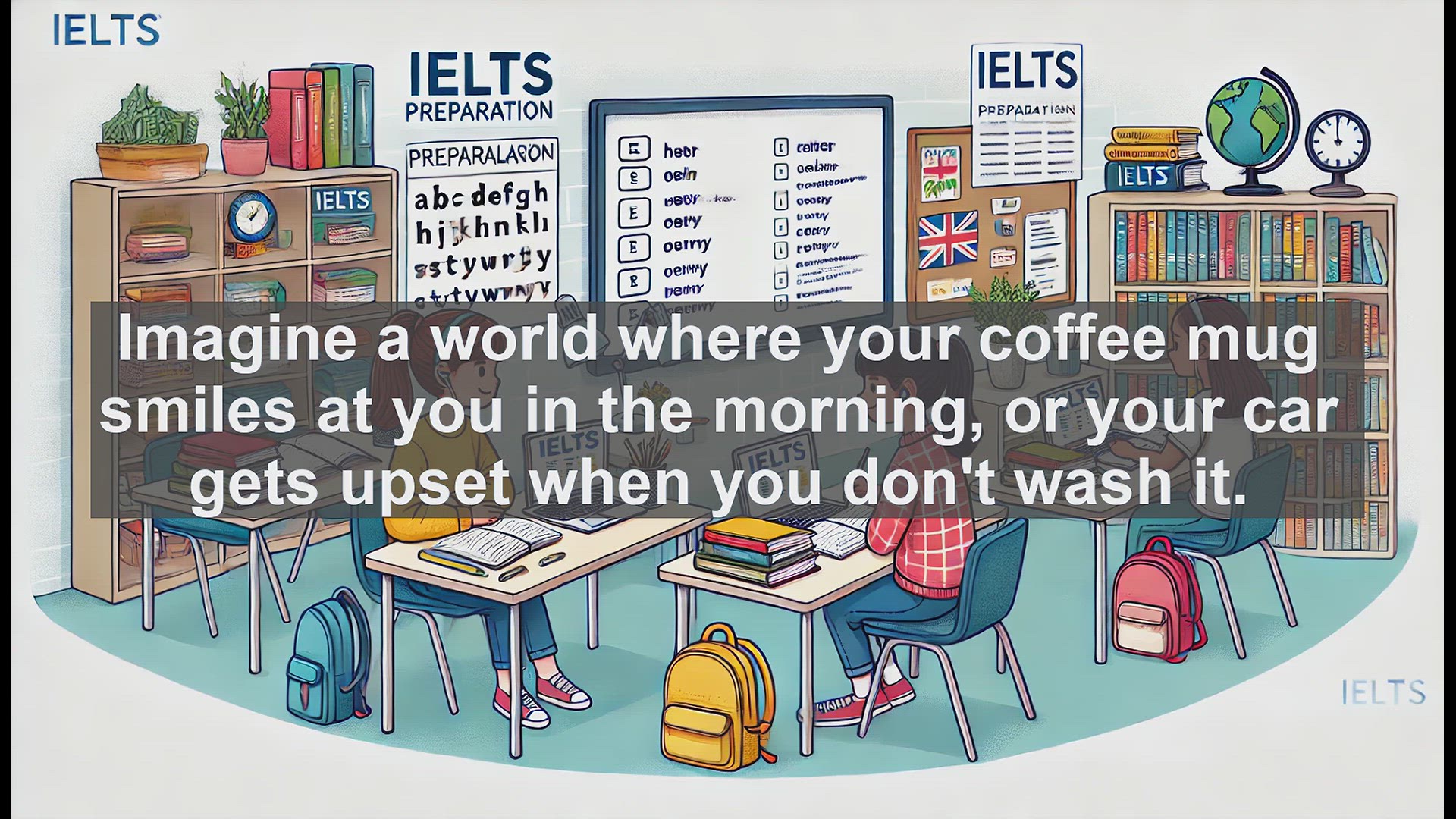 'Video thumbnail for 2000 Must Know IELTS 9.0 Vocabulary - Anthropomorphic: Giving Human Traits to Non-Human Things'