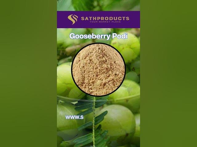 Video thumbnail for Health Benefits of Gooseberry Podi