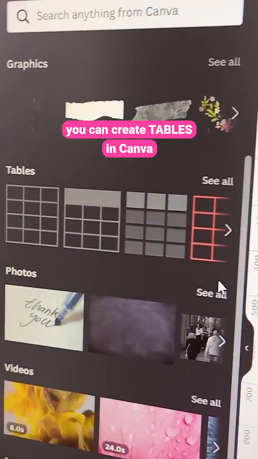 'Video thumbnail for NEW_ You can now MERGE CELLS in a Table! 🎉 _ Canva Tutorial [2022 update!]'