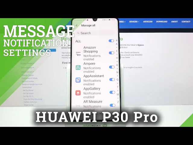 Video thumbnail for Manage Apps Notifications - HUAWEI P30 Pro & Programs Customizations