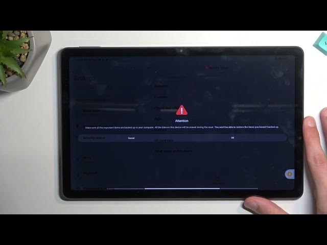 Video thumbnail for How to Factory Reset the XIAOMI Redmi Pad through Settings - Hard Reset - Master Reset - Erase Data