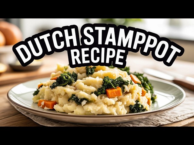 Video thumbnail for Dutch Stampot Recipe – Mashed Potatoes with Vegetables (Traditional Comfort Food)
