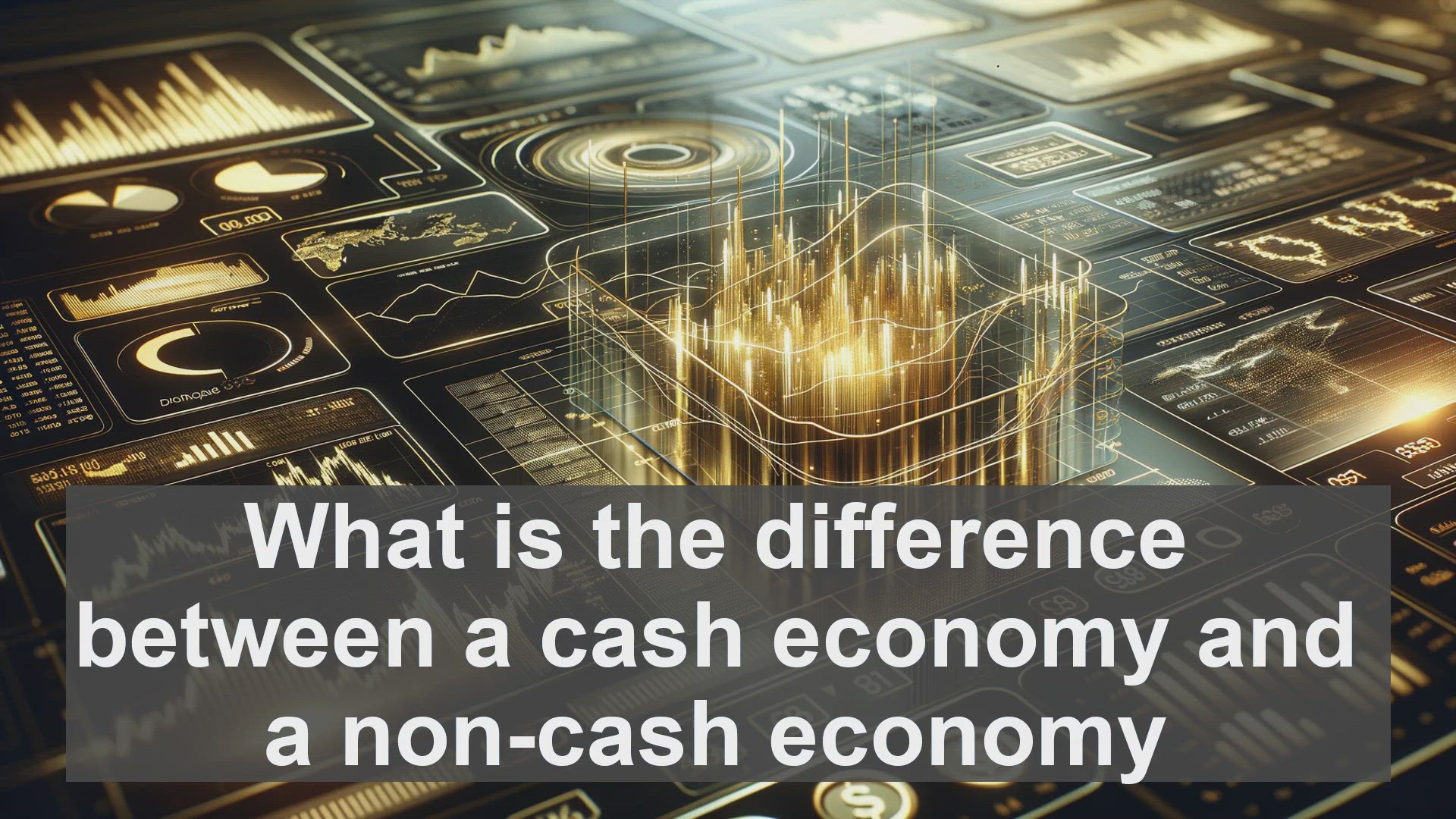 'Video thumbnail for What is the difference between a cash economy and a noncash economy?'