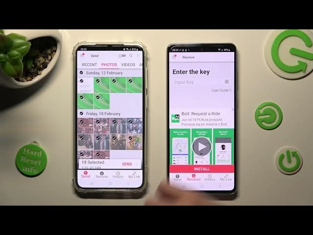 Video thumbnail for How to Transfer Files from a Samsung Device to SAMSUNG Galaxy A73 5G - Send Anywhere App