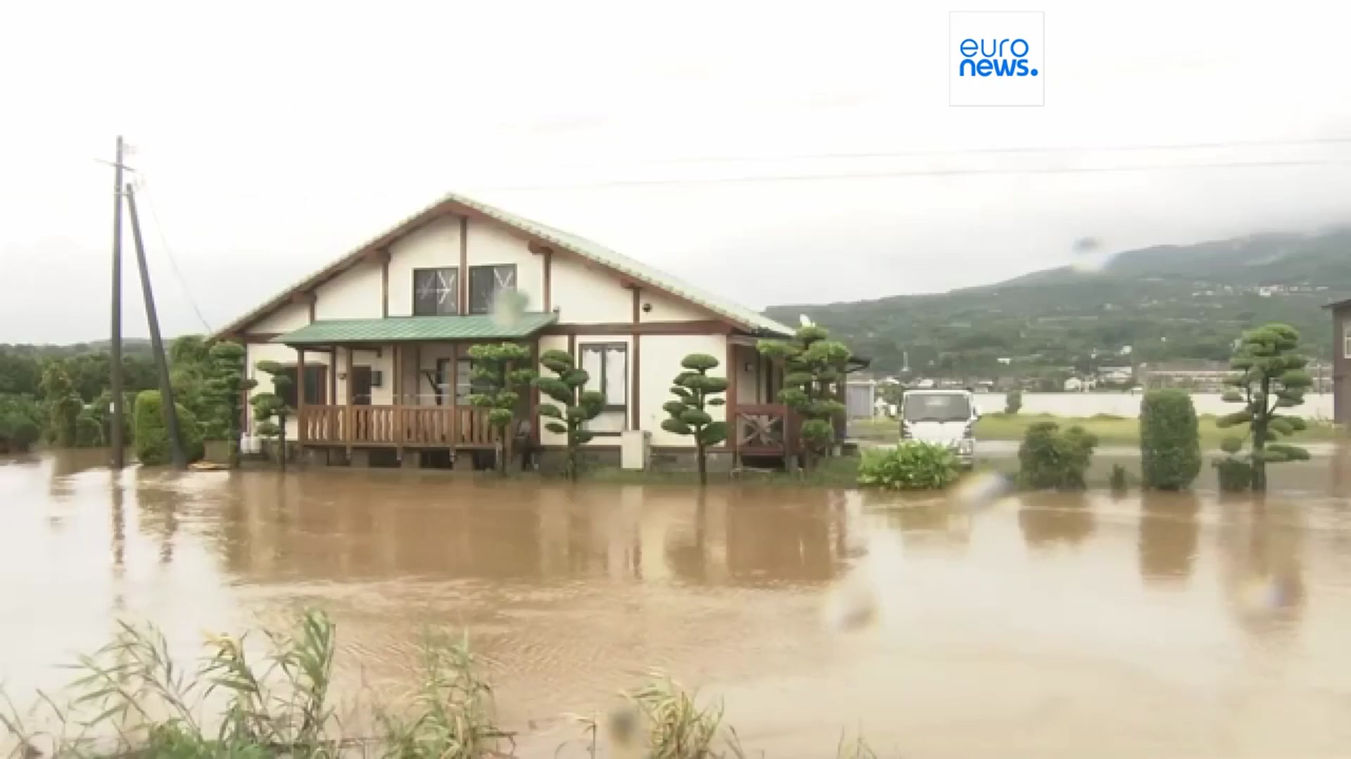 'Video thumbnail for Several people reported missing after powerful rains lash southern Japan'