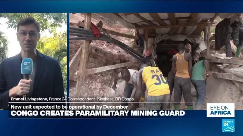 Video thumbnail for DR Congo creates paramilitary mining guard