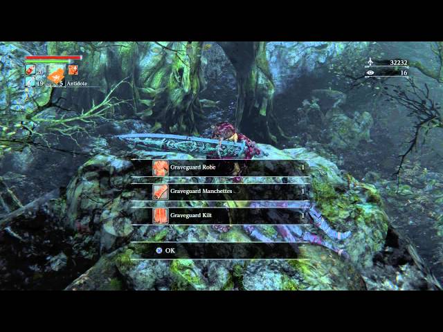 Video thumbnail for Bloodborne - Forbidden Woods: Graveyard Attire Location (Robe, Manchettes & Kilt Details Gameplay