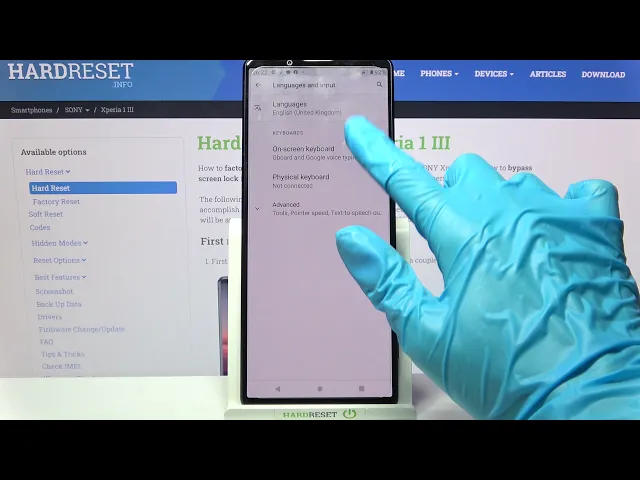 Video thumbnail for How to Find Typing Features in Sony Xperia 1 III - Enter Text Correction Options