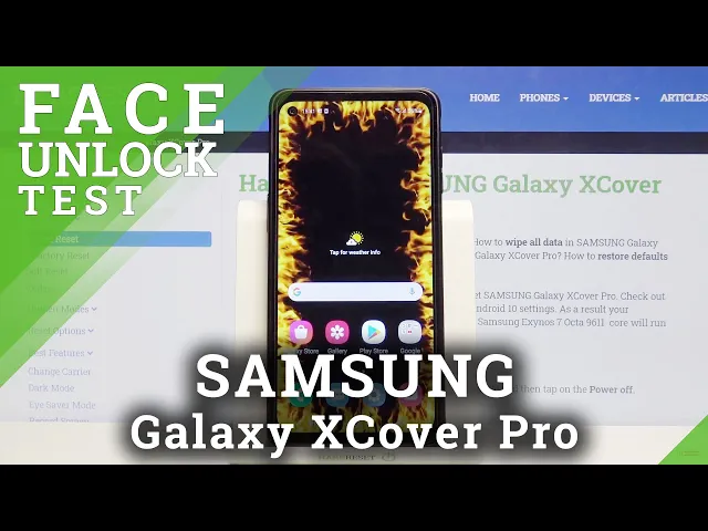 Video thumbnail for Test Face Unlock and Check its Speed - SAMSUNG Galaxy XCover Pro