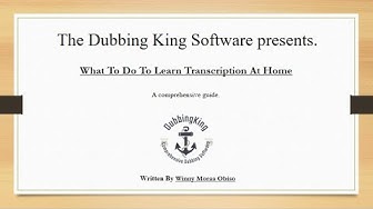 'Video thumbnail for What To Do To Learn Transcription At Home (Case Study)'
