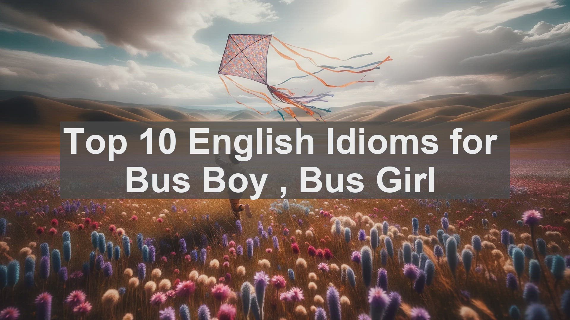 'Video thumbnail for Top 10 English Idioms for Bus Boy  Bus Girl'