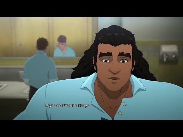 Video thumbnail for Dispatch - Episode 2 Onboard: Robert Meets Royd at Restroom Stall "Bro Fist" Choice Gameplay