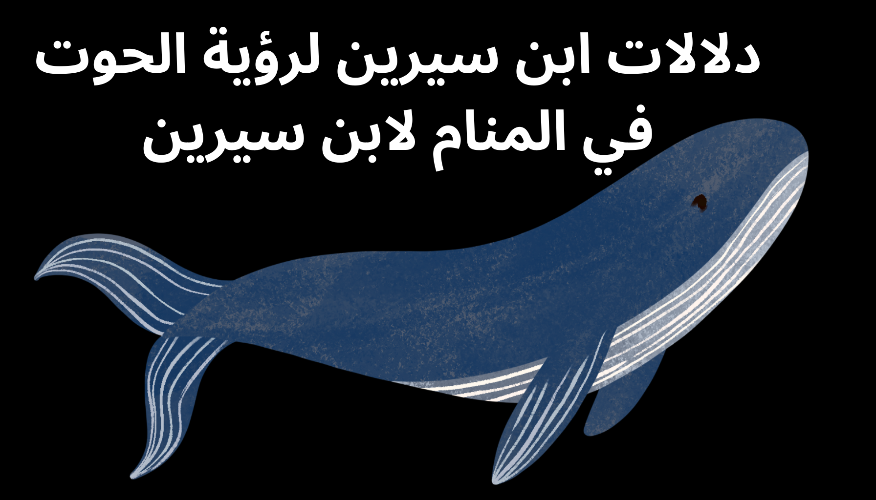 'Video thumbnail for دلالات ابن سيرين لرؤية الحوت في المنام'