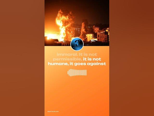 Video thumbnail for There has to be a Ceasefire! #Gaza #shorts