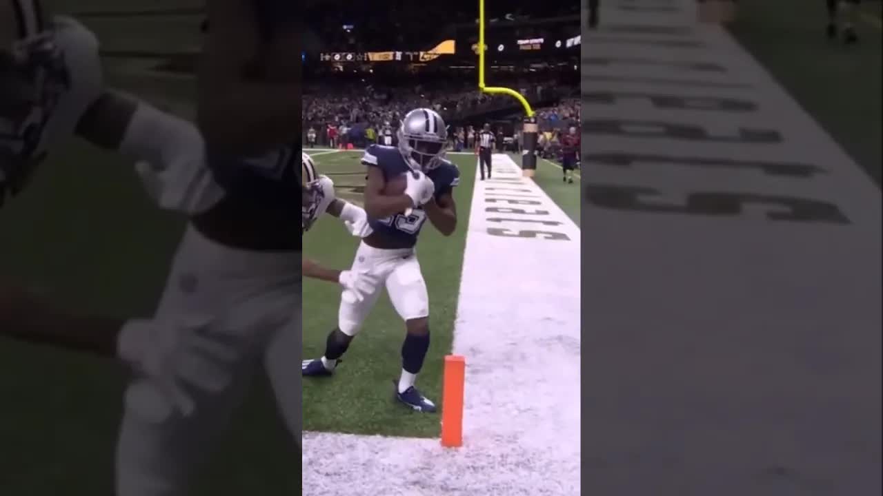 Video thumbnail for #Cowboys MG13 one of the absolute best sideline catch MASTERS in the NFL