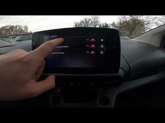 Video thumbnail for How to Manage Active Brake Assist in Opel Combo E ( 2018 – now )
