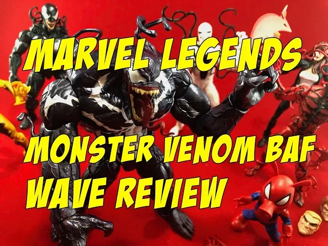 Video thumbnail for Marvel Legends Monster Venom BAF and Venom wave review