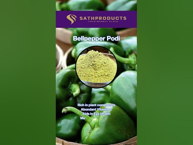Video thumbnail for Benefits of Bell pepper Podi