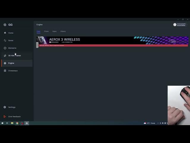 Video thumbnail for Steelseries Aerox 3 - All PC Connection Methods