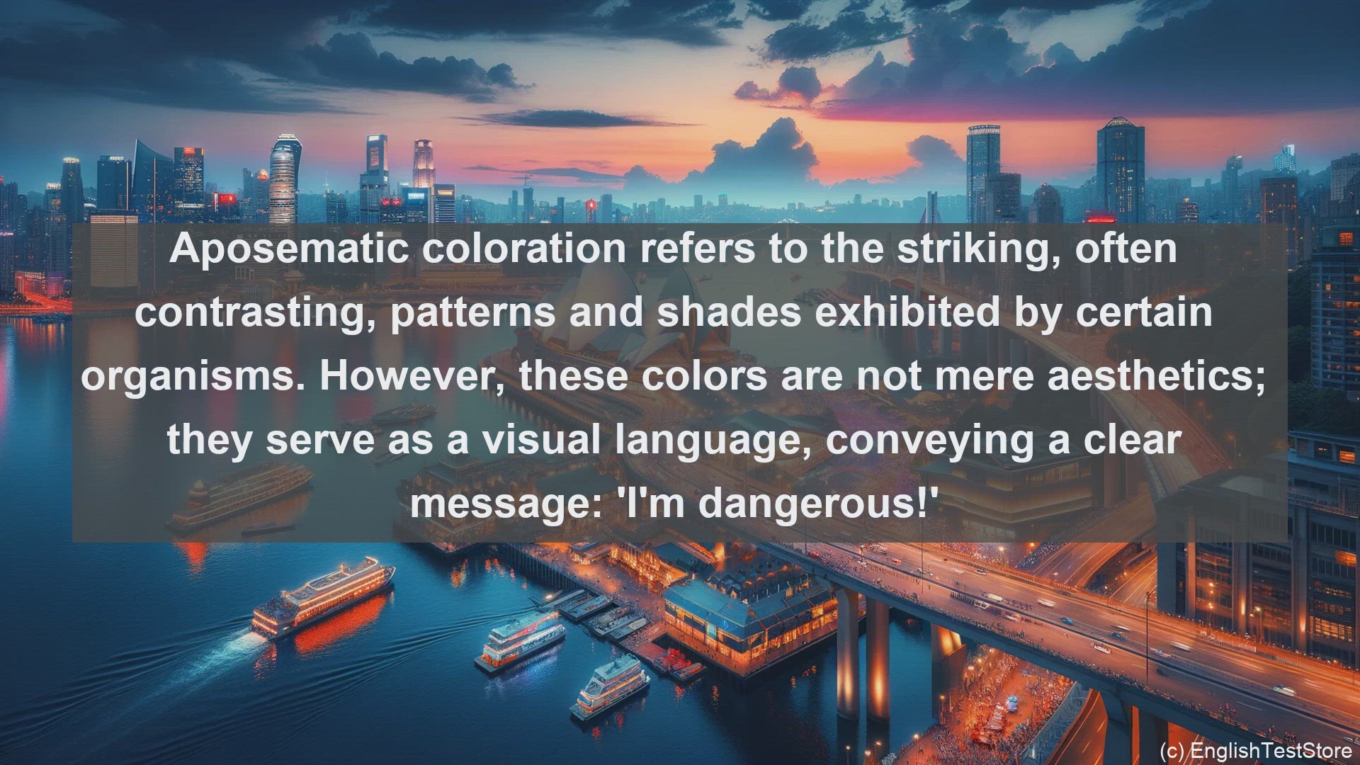 'Video thumbnail for Aposematic coloration in science  definition and examples'