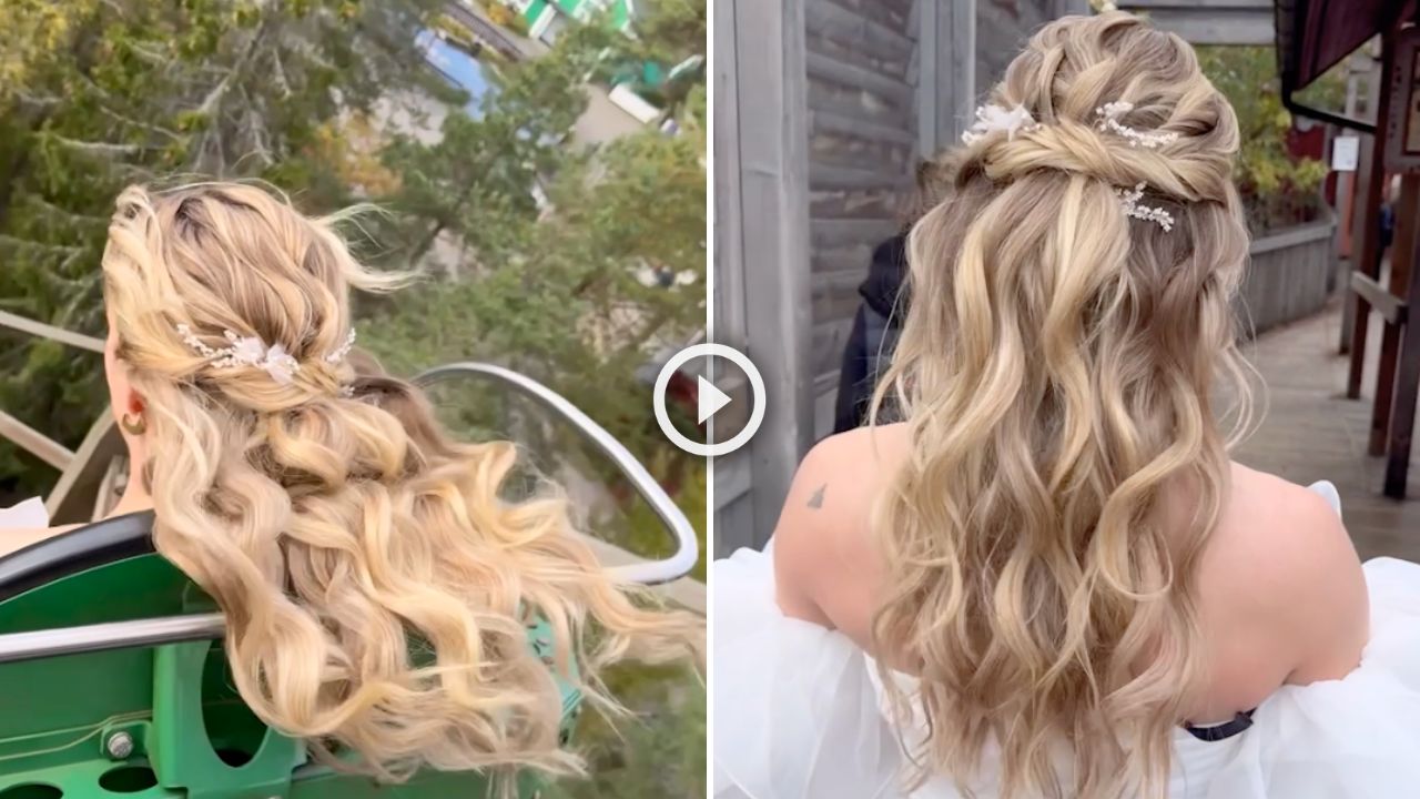 Video thumbnail for Bridal Stylist Puts Curls To The Test On Rollercoaster