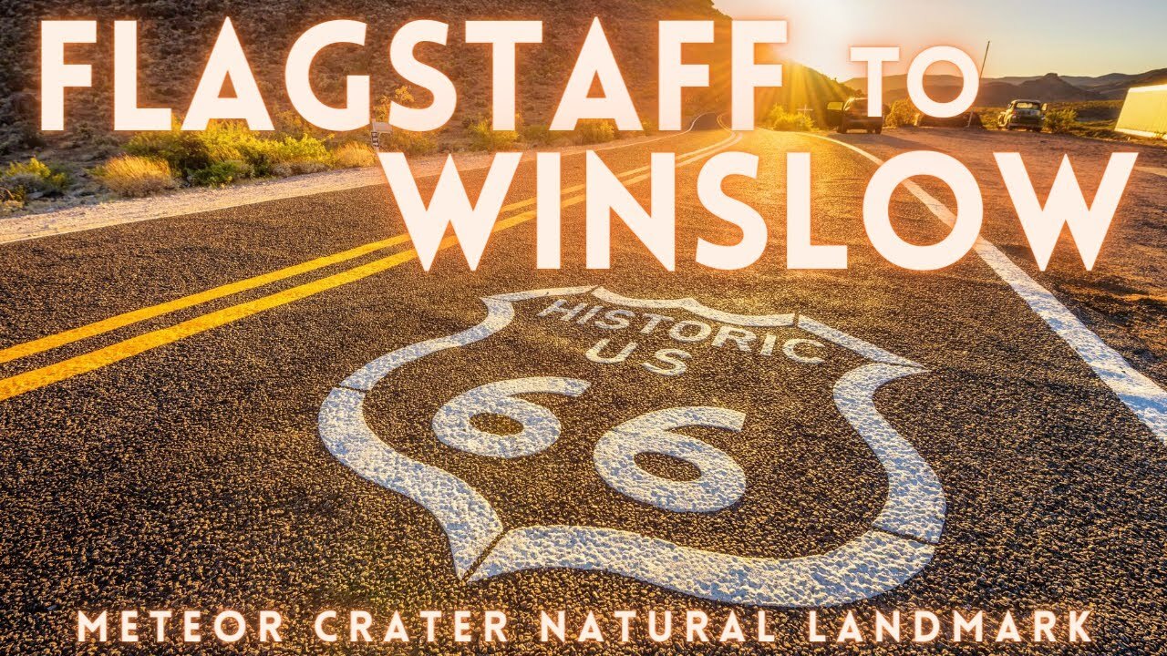 Video thumbnail for Flagstaff To Winslow Arizona Route 66 Road Trip