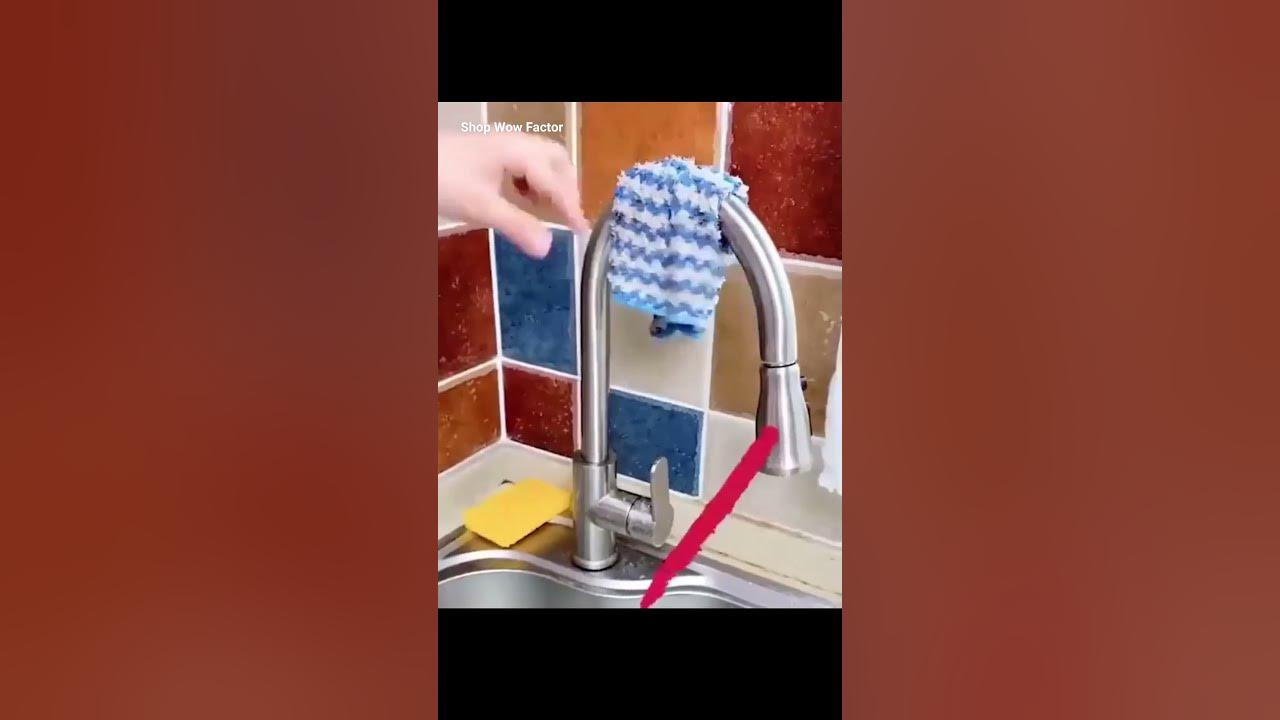 Video thumbnail for Kitchen Faucet Storage Solution | Stainless Steel Sink Rack | π Link is in Description | #shorts