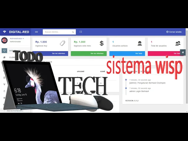 Video thumbnail for SISTEMA WISP GRATIS PHPMIXBILL #wisp  #sistemas #mikrotik #php