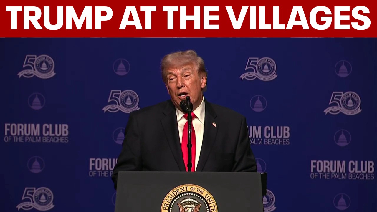 Video thumbnail for FULL: Trump talks Medicare, Medicaid, Dr. Oz at Florida retirement community