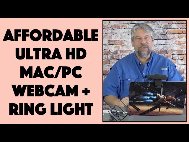 Video thumbnail for EMEET C970L Ultra HD Webcam w Ring Light -- UNBOXING, DEMO & REVIEW