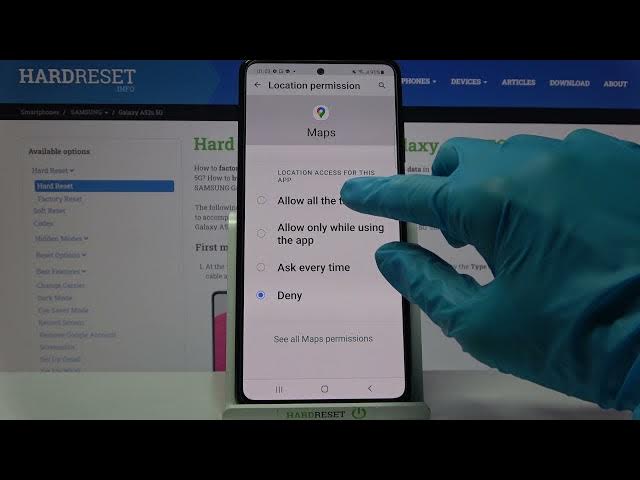 Video thumbnail for How to Change App Permissions in SAMSUNG Galaxy A52s 5G – Add / Remove App Permissions