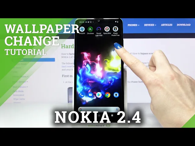 Video thumbnail for How to Install Live Wallpaper on NOKIA 2.4 – Magic Fluids