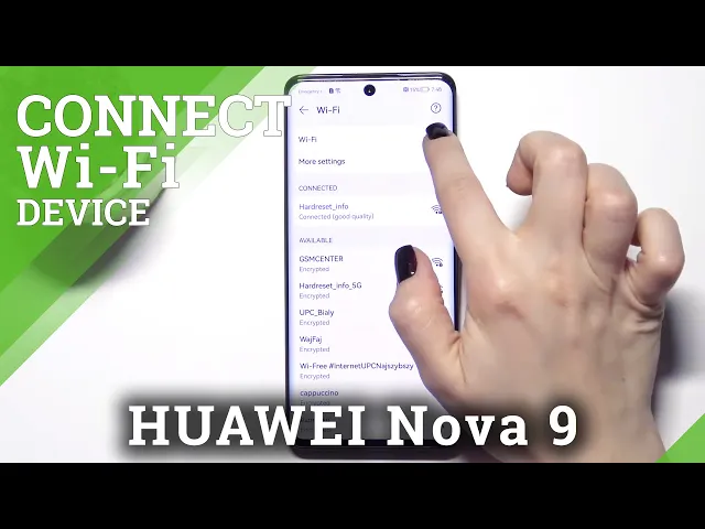 Video thumbnail for How to Connect to Wi-Fi Huawei Nova 9 – Wi-Fi Option