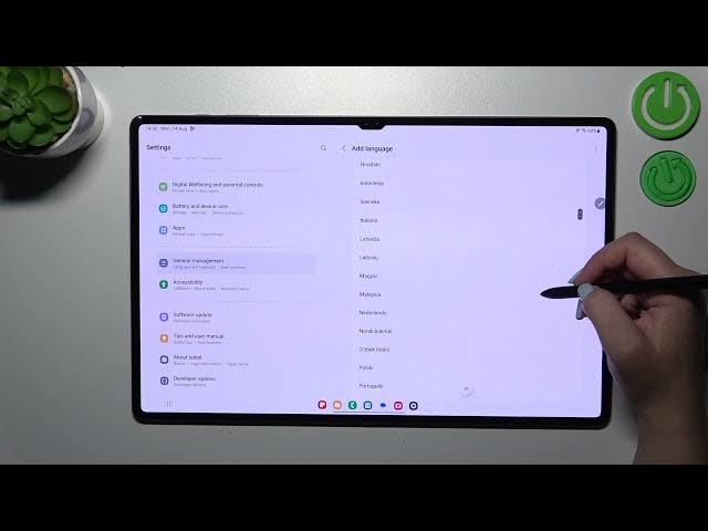 Video thumbnail for How to Change System Language in SAMSUNG Galaxy Tab S9 Ultra – Find Language Options