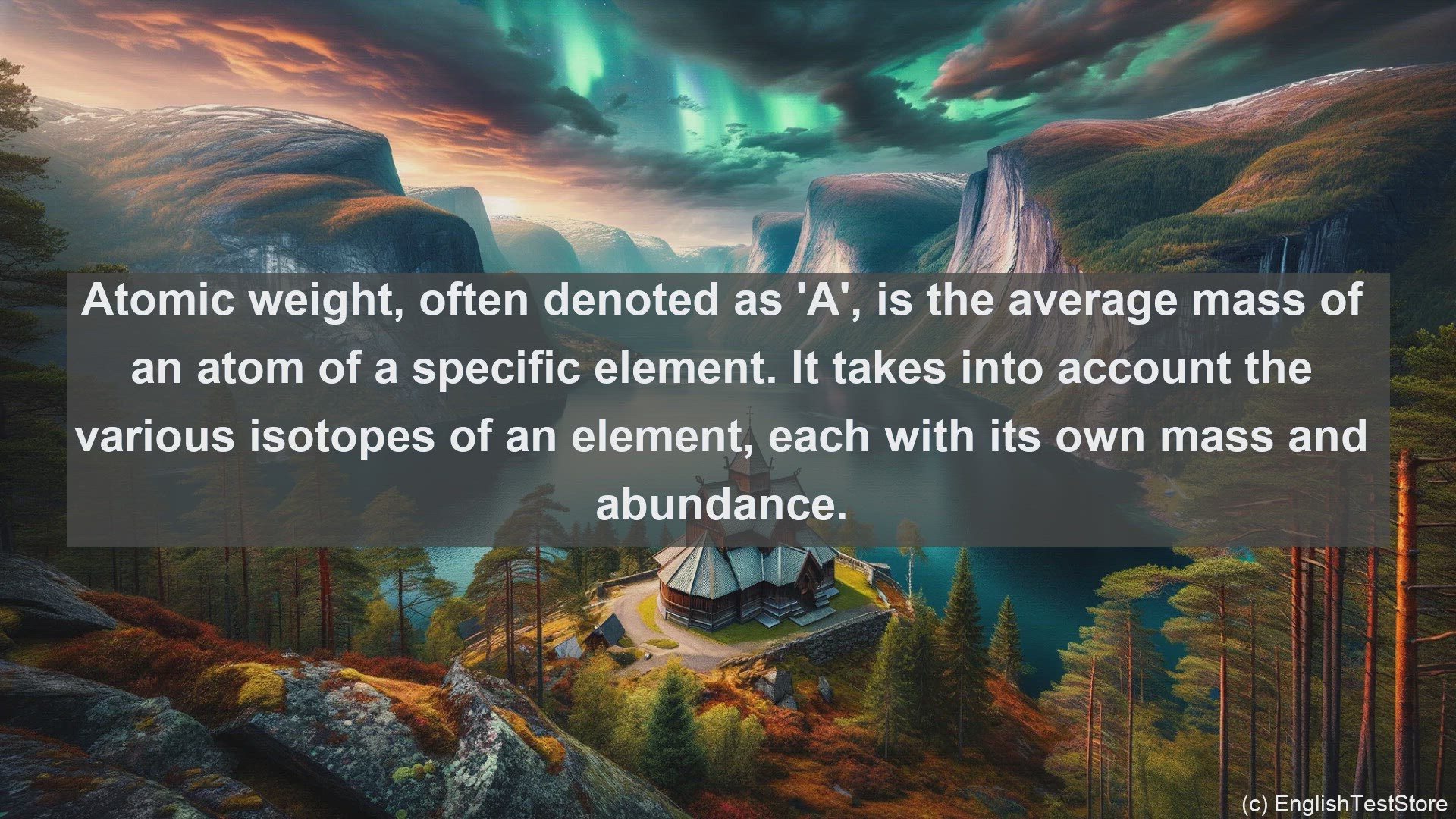 'Video thumbnail for Atomic weight in science  definition and examples'