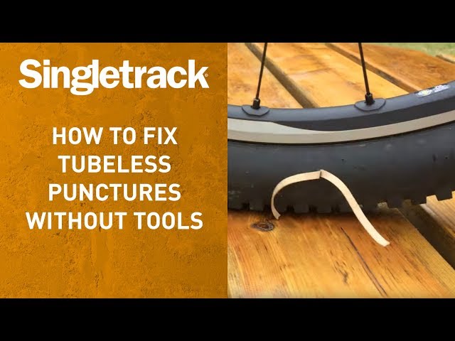 Video thumbnail for How to fix tubeless punctures without the proper tools
