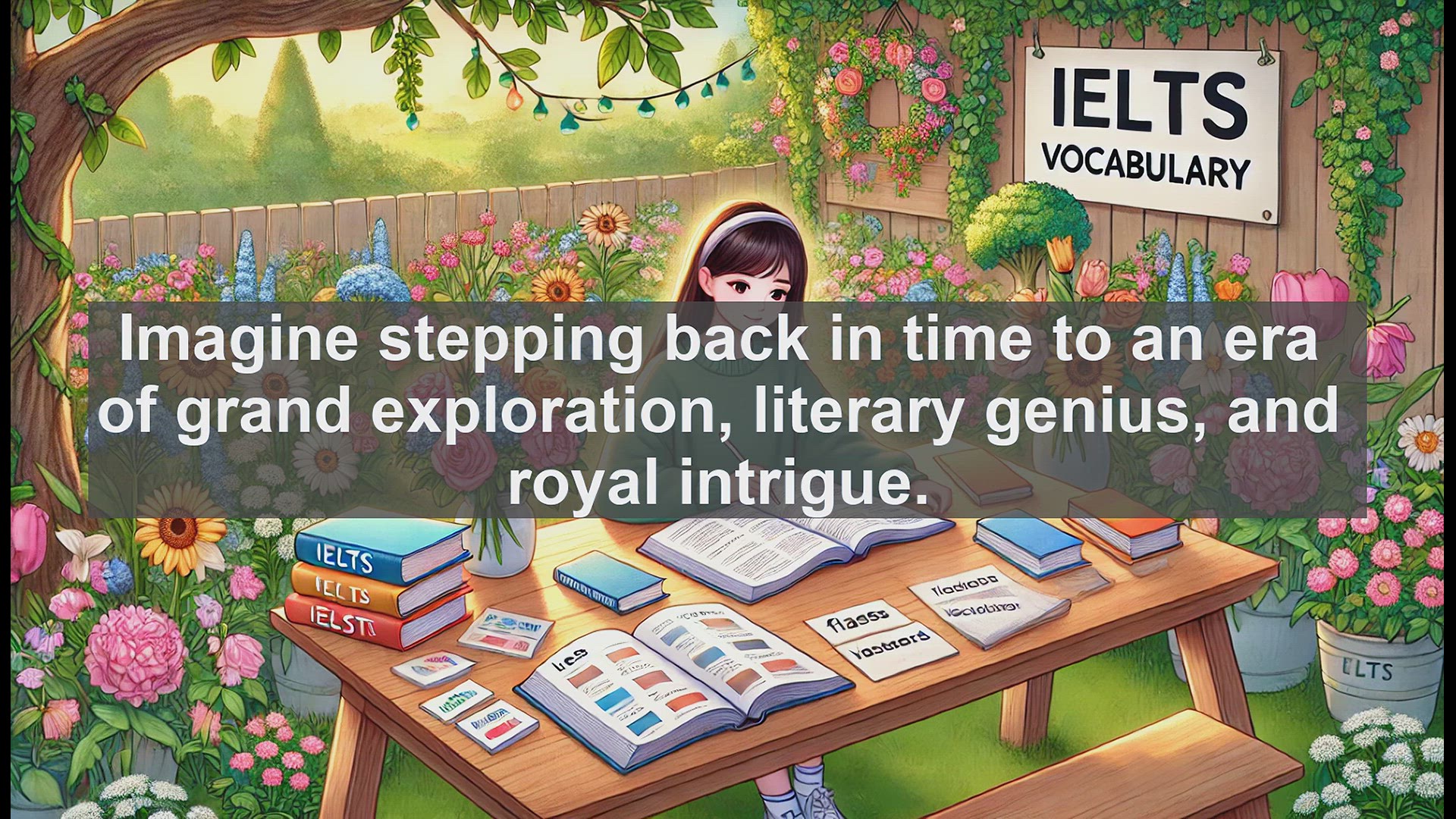 'Video thumbnail for 2000 Must Know IELTS 9.0 Vocabulary - Elizabethan Era: A Golden Age of English History'