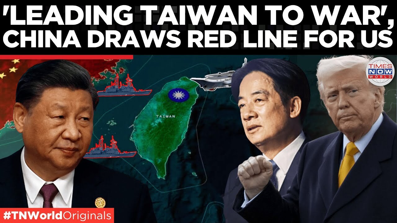 Video thumbnail for Beijing’s FINAL Warning! US-Taiwan Military Ties Cross Red Line | Times Now World