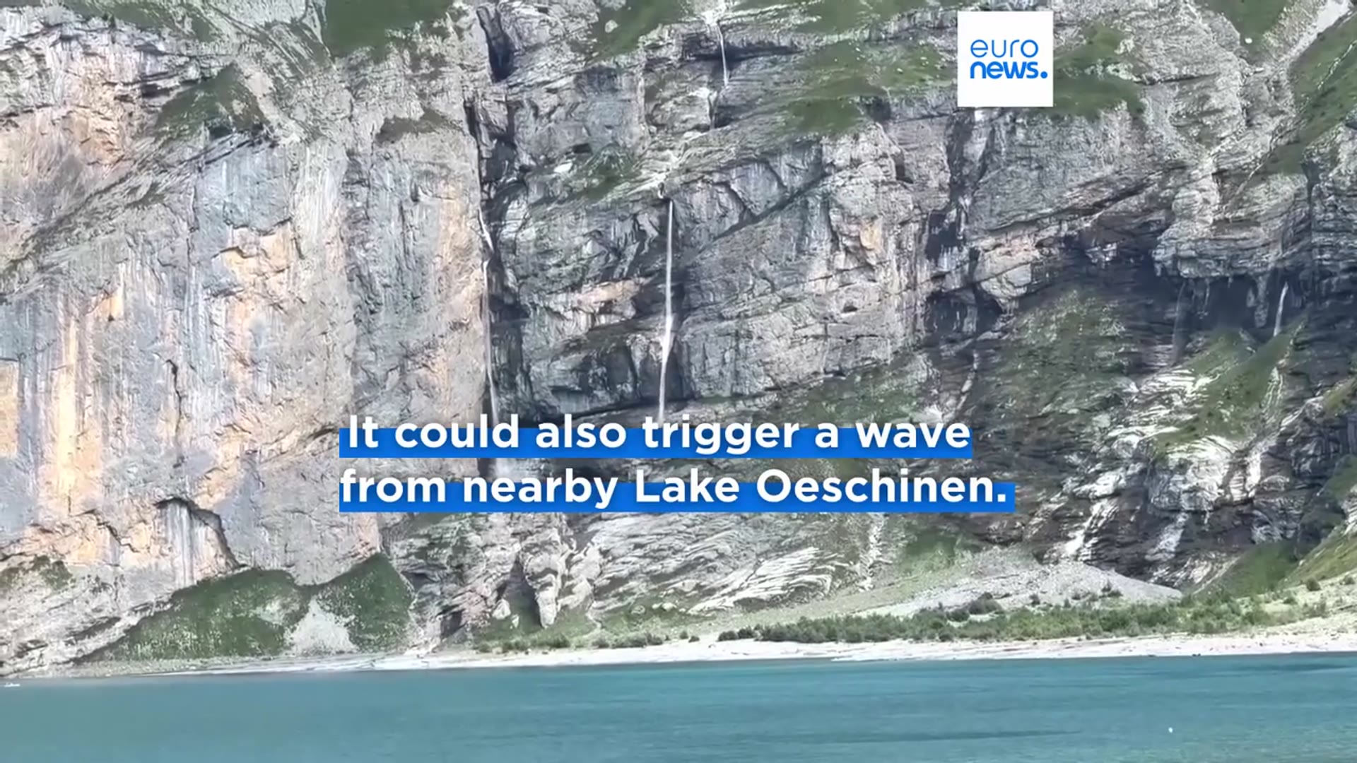 Video thumbnail for Swiss village lives in the shadow of an unstable mountain