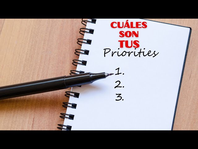 Video thumbnail for ¿Te sientes ABRUMADO? 🤯 7 pasos para establecer PRIORIDADES que te CAMBIARÁN la vida