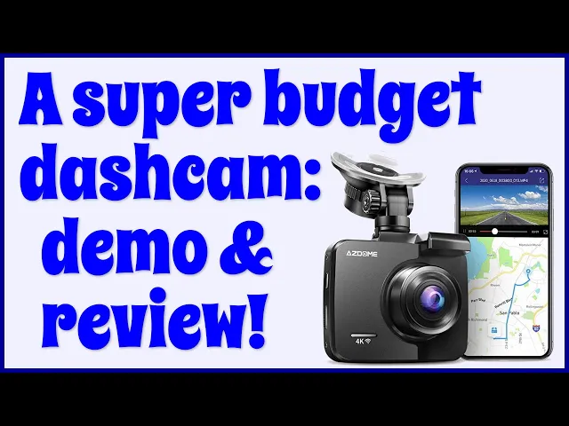 Video thumbnail for AZDOME GS63H 4K GPS Dashcam -- DEMO & REVIEW