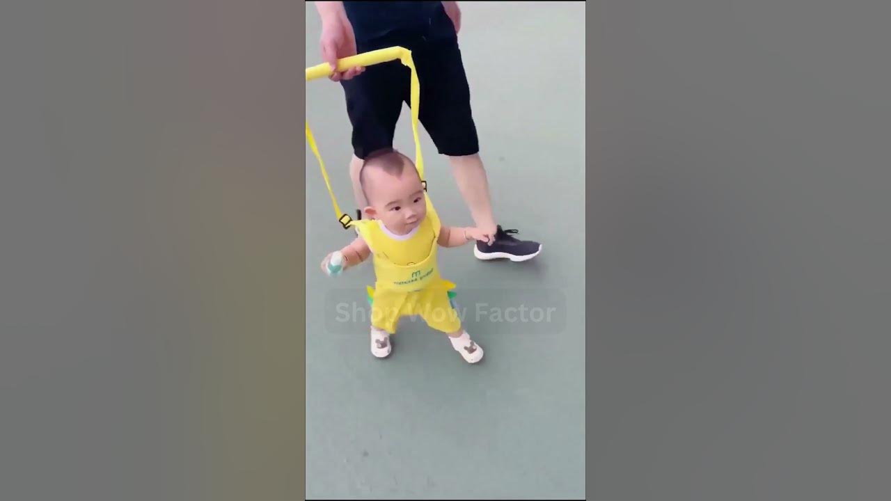 Video thumbnail for 👶🚶‍♂️🔗 Toddler Stride Buddy: Baby Walking Harness 🔗🚶‍♂️👶 || Link is in Description