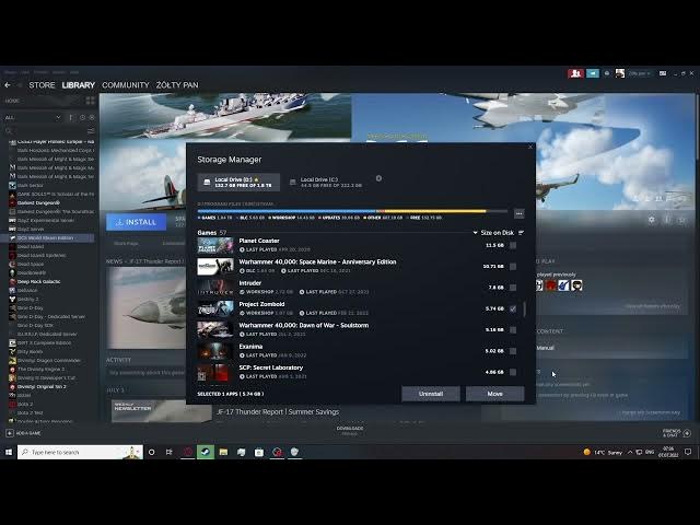 Video thumbnail for Steam 2022 - How To Move Games To Another Drive