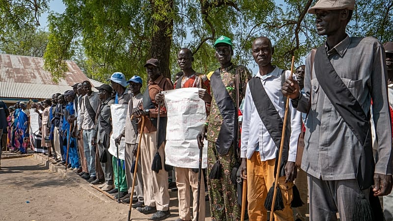 Video thumbnail for UN mission patrols South Sudan refugee camp after deadly attack