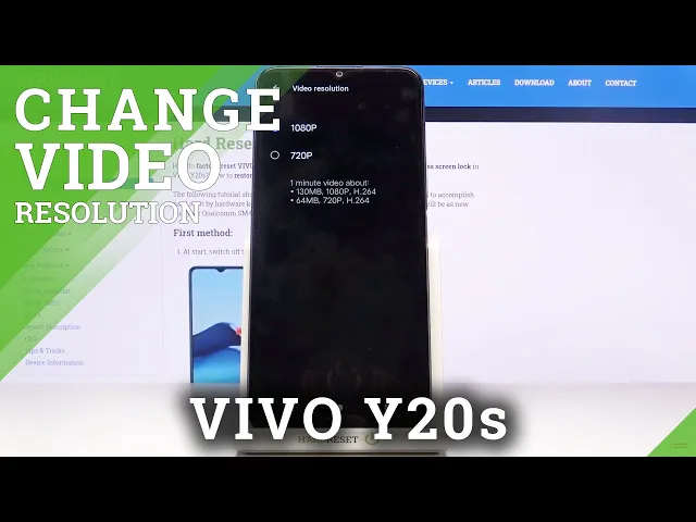 Video thumbnail for How to Change Video Resolution in VIVO Y20s – Switch Video Quality